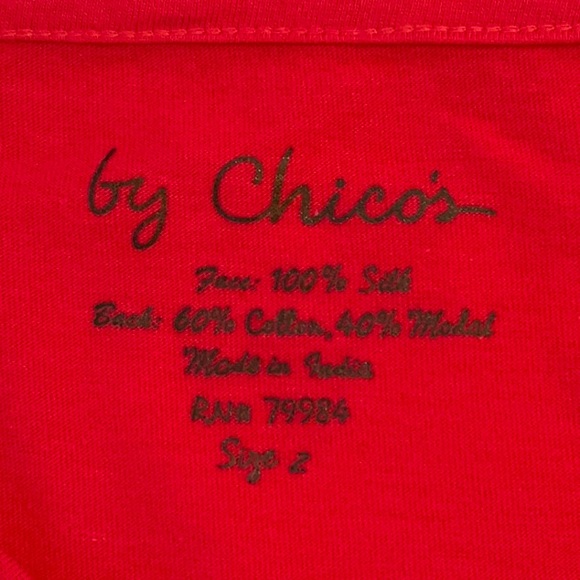CHICO’S TANK TOP SIZE 2 (8-10) LARGE - Picture 3 of 3